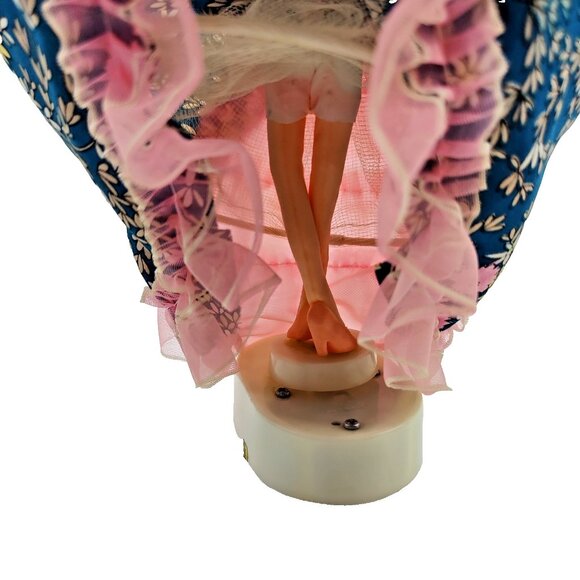 Vintage 1970's Bradley Pose Big Eye Fashion Doll Music Box Spin Southern Belle - Picture 4 of 6